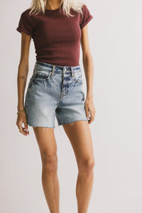 Ariel Distressed Denim Shorts - FINAL SALE