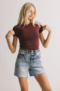 Ariel Distressed Denim Shorts - FINAL SALE