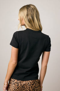 Mckenna T-Shirt in Black - FINAL SALE