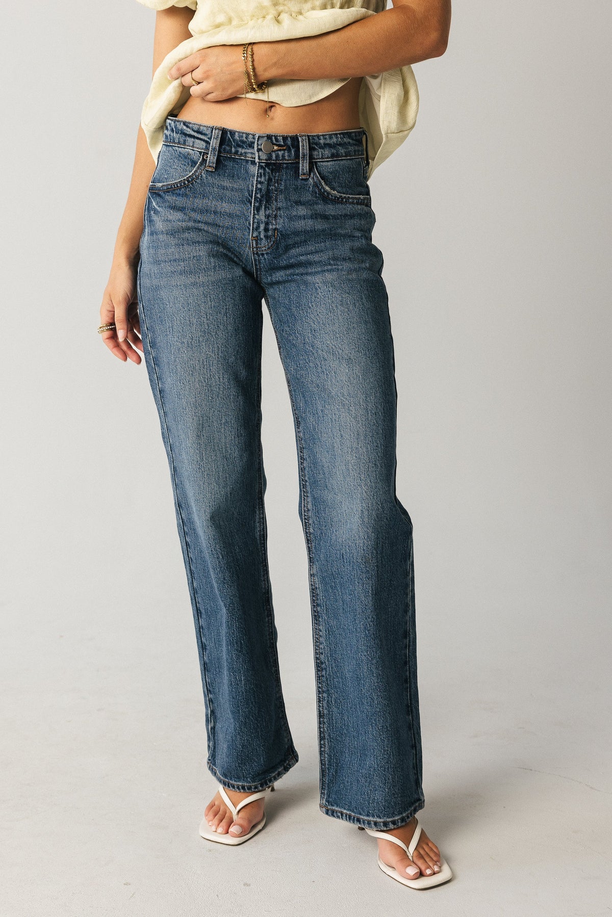Marshall Straight Leg Jeans in Dark Wash - FINAL SALE
