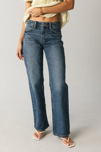 Marshall Straight Leg Jeans in Dark Wash - FINAL SALE