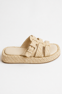 Ciao Fisherman Sandal in Natural - FINAL SALE
