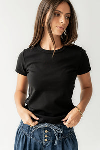 Mckenna T-Shirt in Black - FINAL SALE