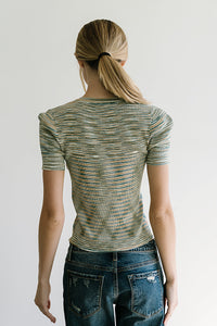 Mannie Heathered Sweater in Multi - FINAL SALE