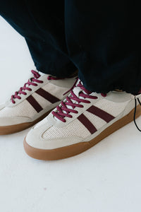 Steve Madden Verdict Sneaker in Burgundy - FINAL SALE