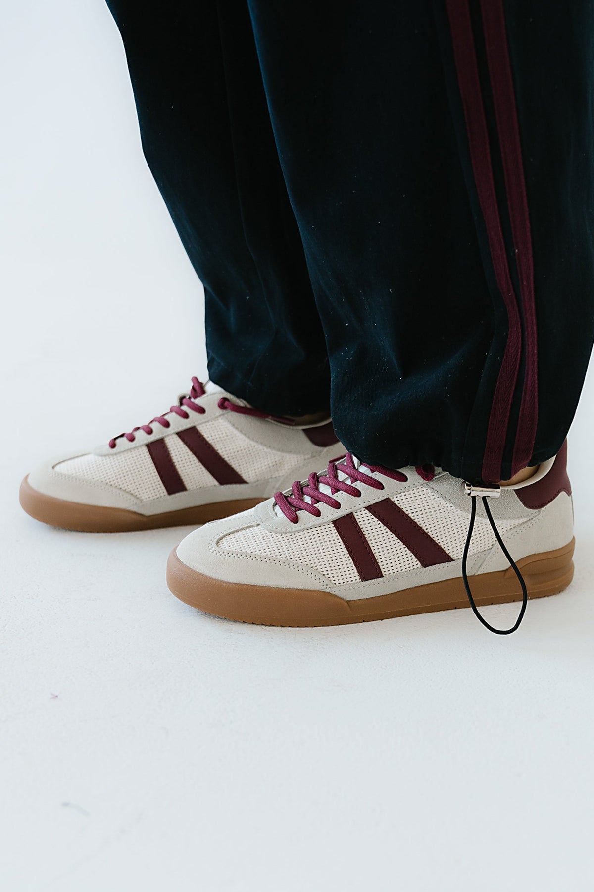 Steve Madden Verdict Sneaker in Burgundy - FINAL SALE