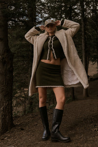 Remy Contrast Mini Skirt - FINAL SALE