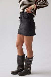 Laurel Denim Mini Skirt - FINAL SALE