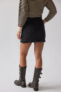 Laurel Denim Mini Skirt - FINAL SALE