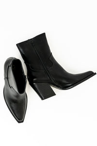 Victoria Angled Heel Boots