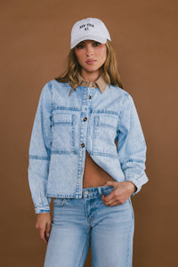 Andy Contrast Denim Jacket