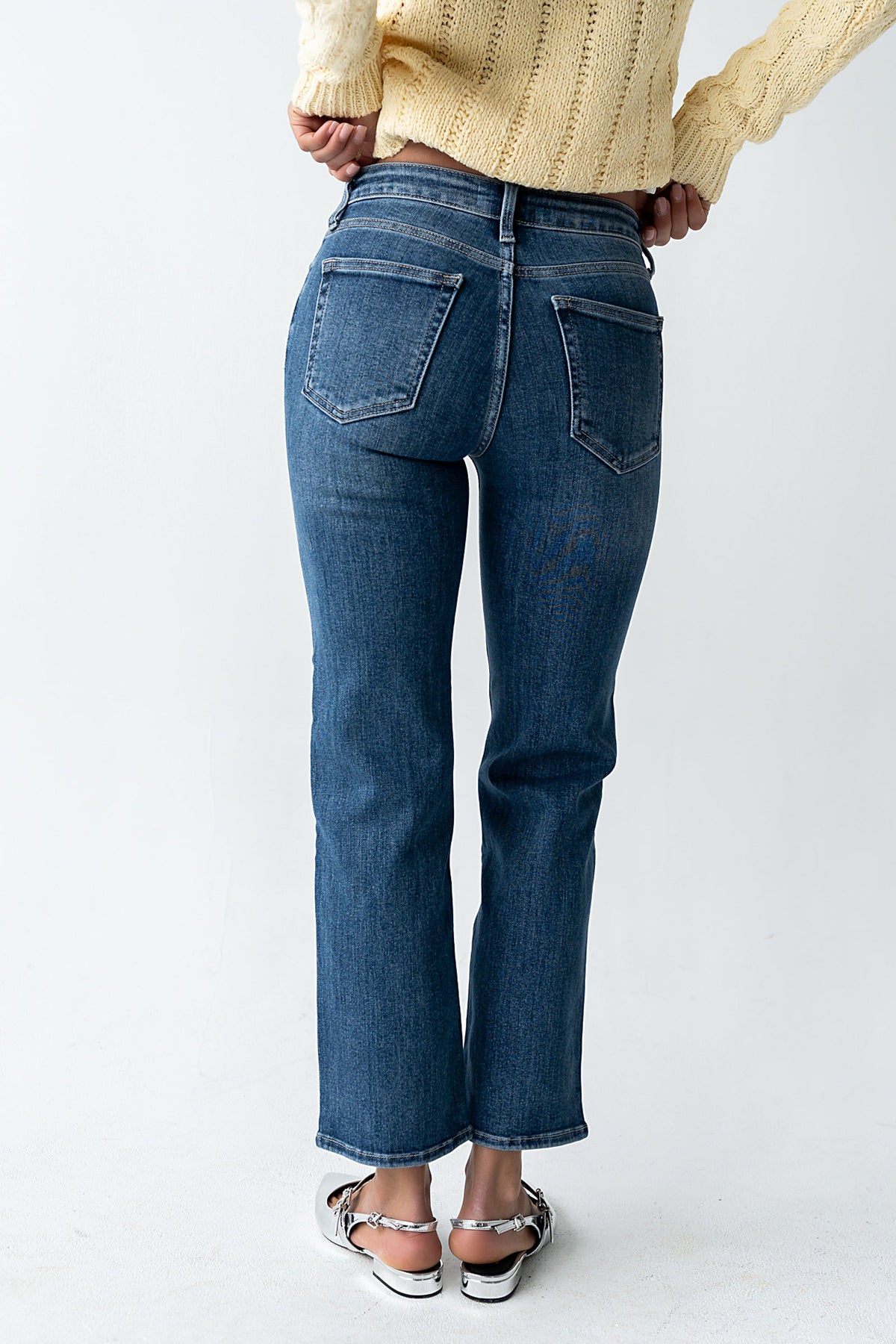 Amanda Straight Leg Jeans in Medium Wash - FINAL SALE