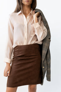 Franny Suede Mini Skirt - FINAL SALE