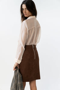 Franny Suede Mini Skirt - FINAL SALE
