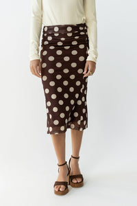 Elsie Polka Dot Maxi Skirt - FINAL SALE