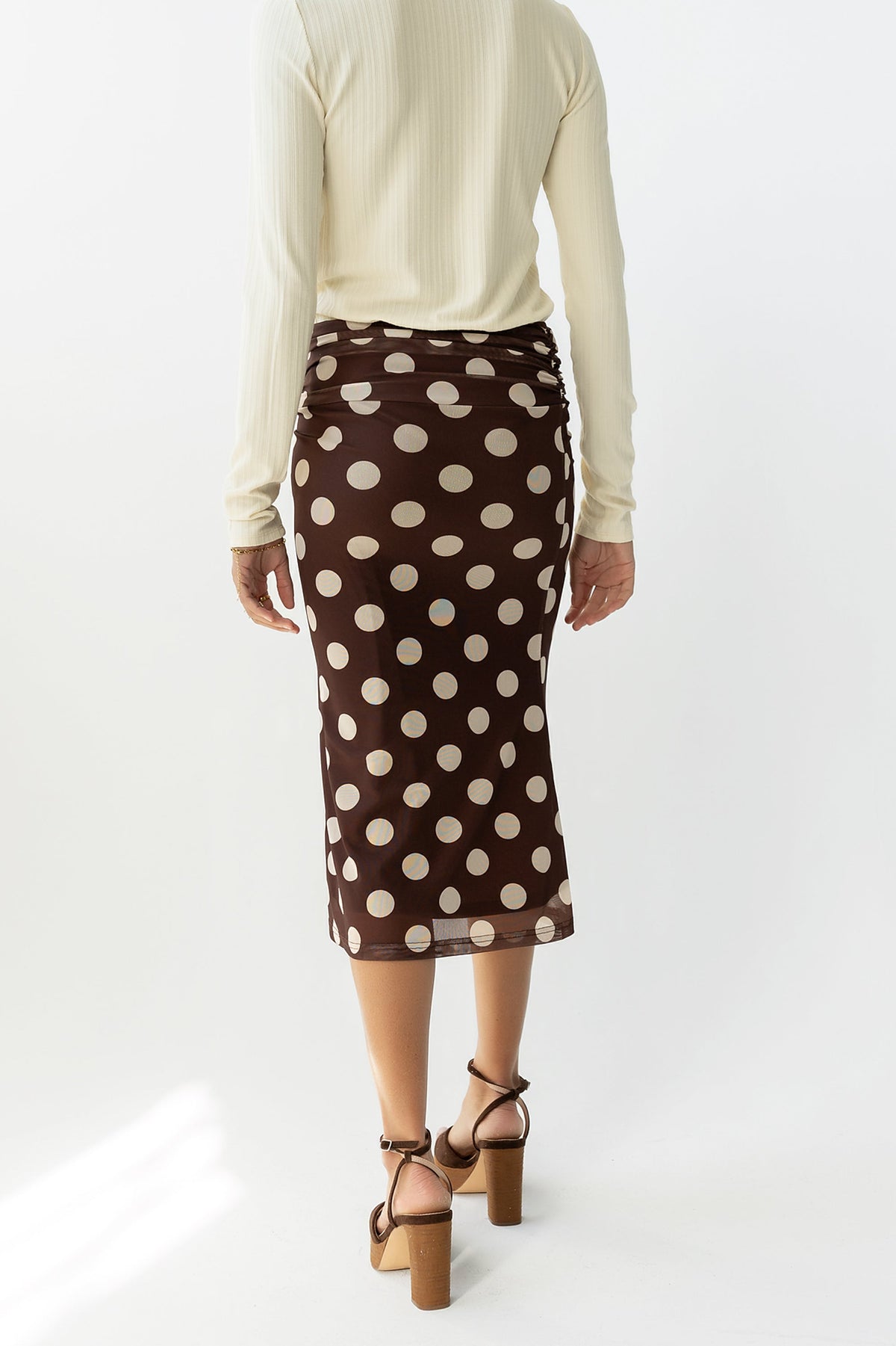 Elsie Polka Dot Maxi Skirt - FINAL SALE