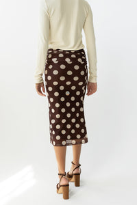 Elsie Polka Dot Maxi Skirt - FINAL SALE