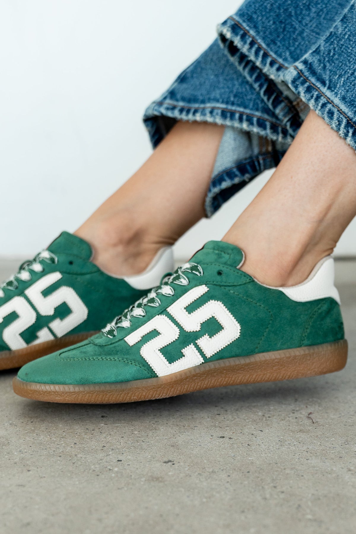 Kelly Retro Sneakers in Green - FINAL SALE