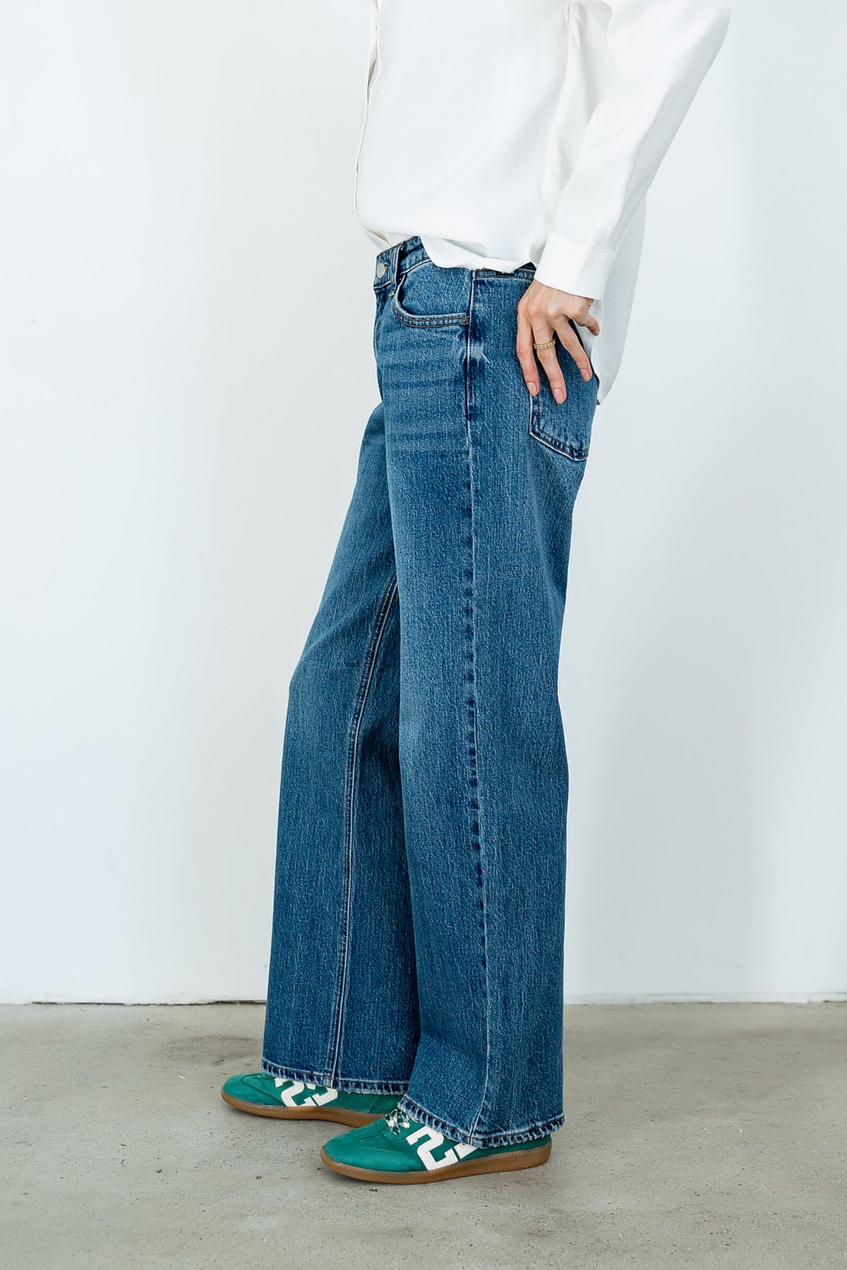 Marshall Straight Leg Jeans in Dark Wash - FINAL SALE