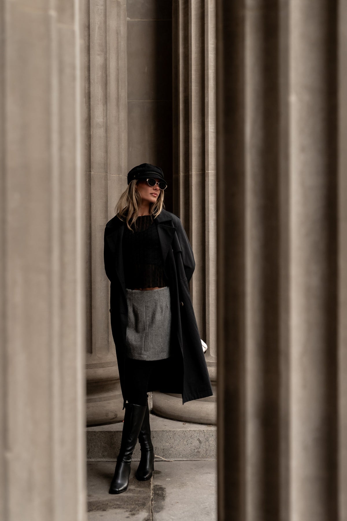 Trinity Mini Skirt in Grey - FINAL SALE