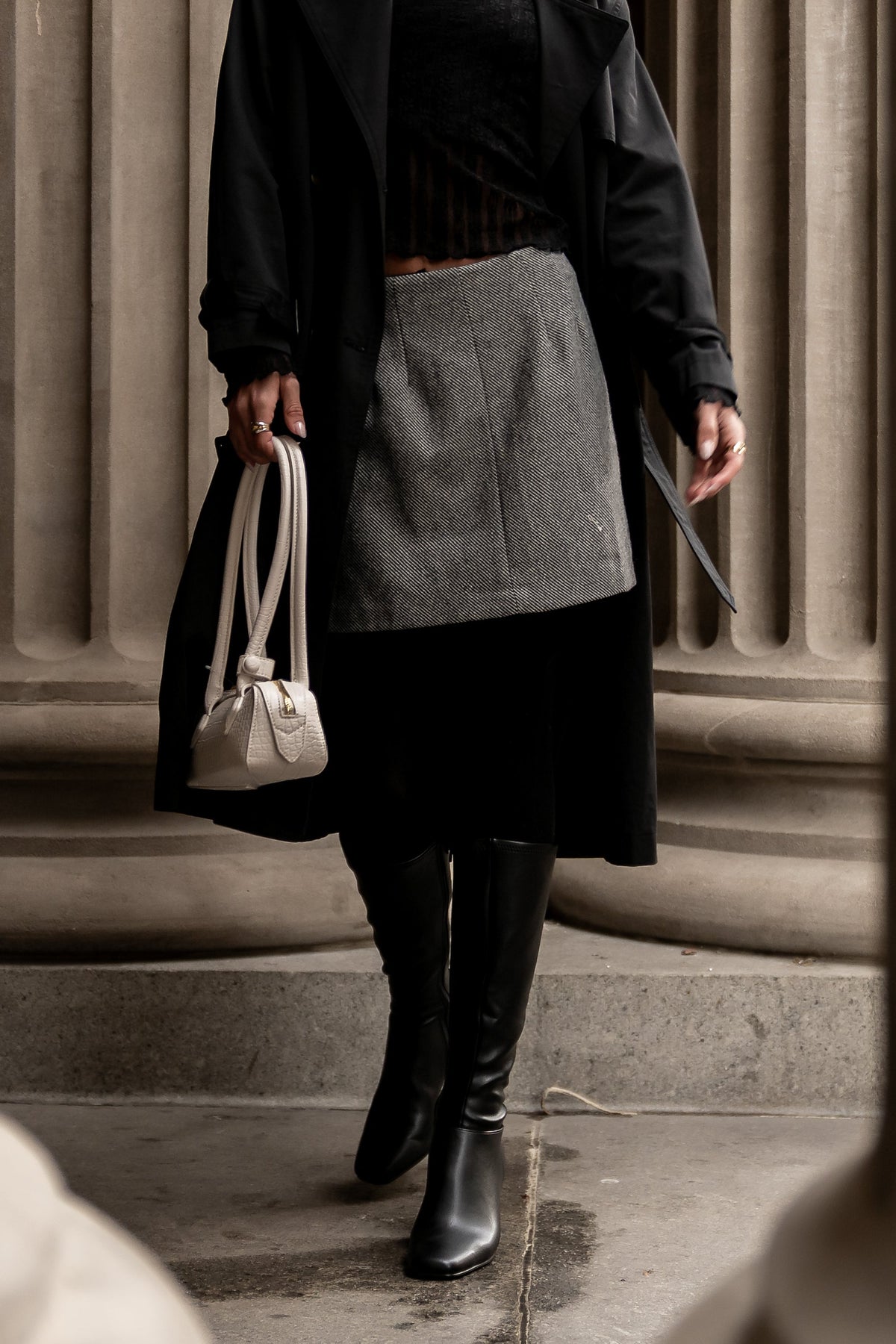 Trinity Mini Skirt in Grey - FINAL SALE