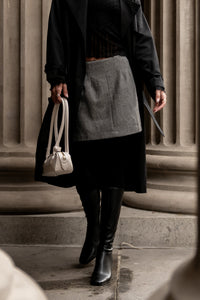 Trinity Mini Skirt in Grey - FINAL SALE