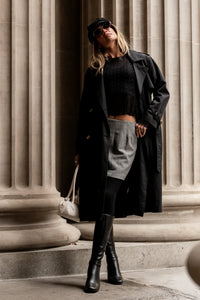 Trinity Mini Skirt in Grey - FINAL SALE