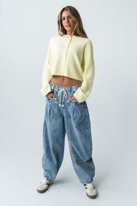 Kamryn Tapered Baggy Jeans in Medium Wash - FINAL SALE