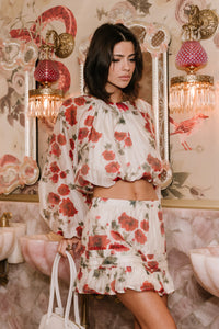 Posie Floral Mini Skirt - FINAL SALE