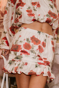 Posie Floral Mini Skirt - FINAL SALE
