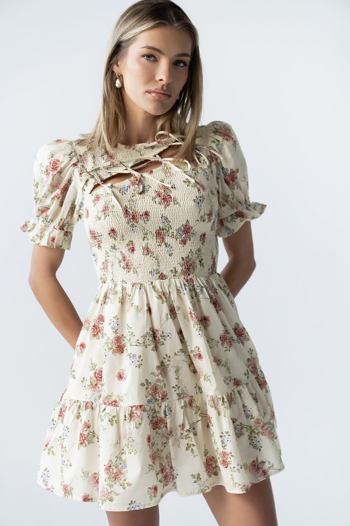 Vanessa Floral Mini Dress - FINAL SALE