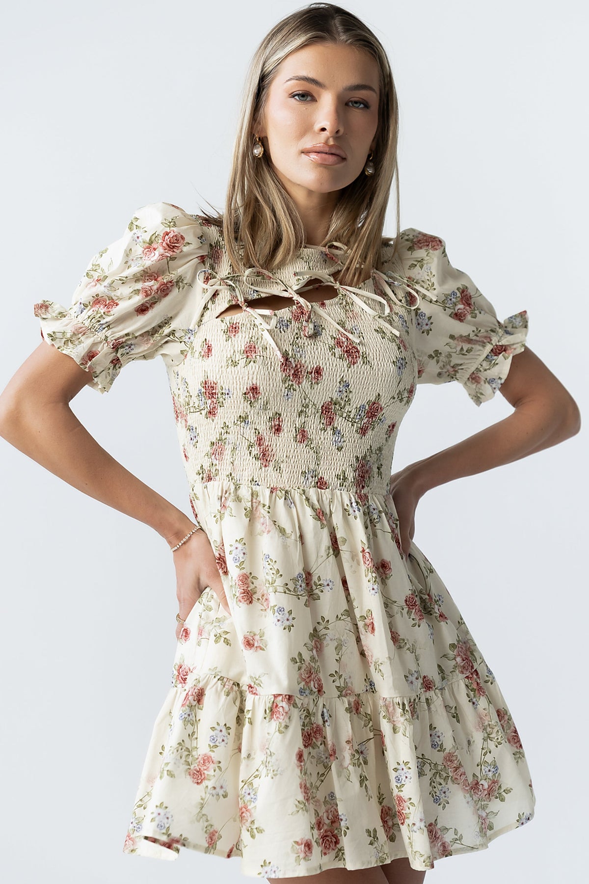 Vanessa Floral Mini Dress - FINAL SALE