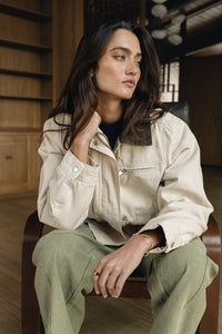 Ember Barn Jacket in Ecru - FINAL SALE