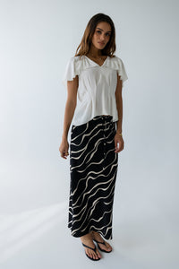 Ariel Abstract Maxi Skirt - FINAL SALE
