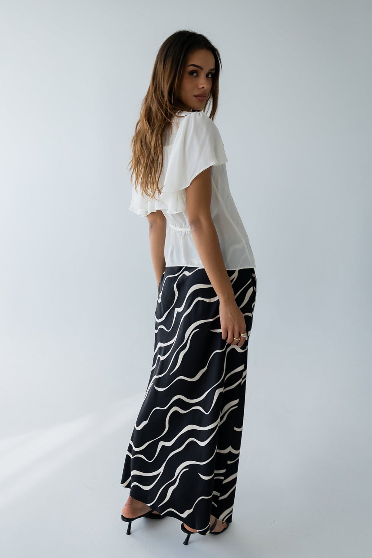 Ariel Abstract Maxi Skirt - FINAL SALE