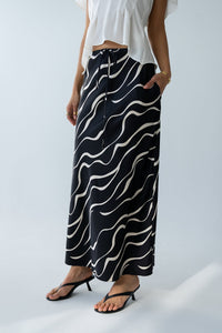 Ariel Abstract Maxi Skirt - FINAL SALE