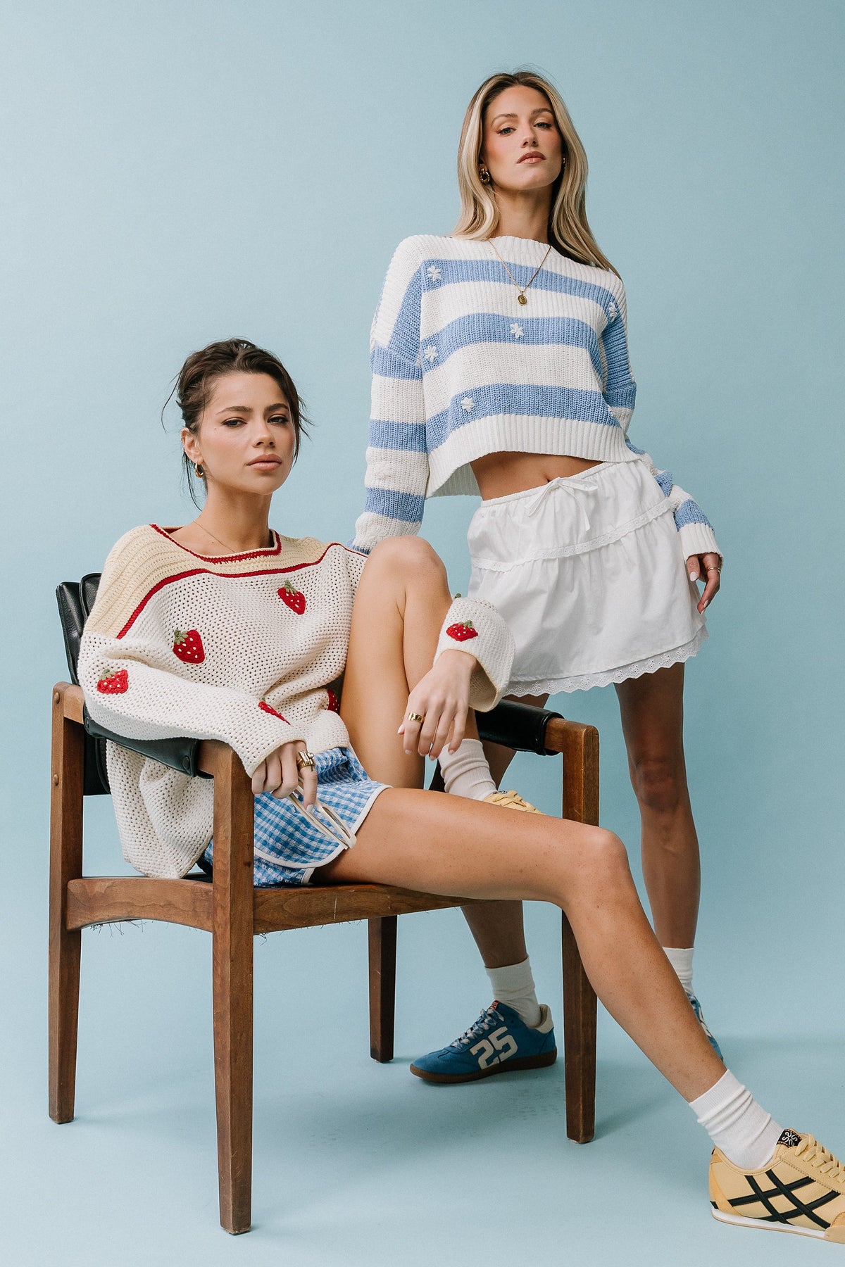 Brandi Embroidered Mini Skirt - FINAL SALE