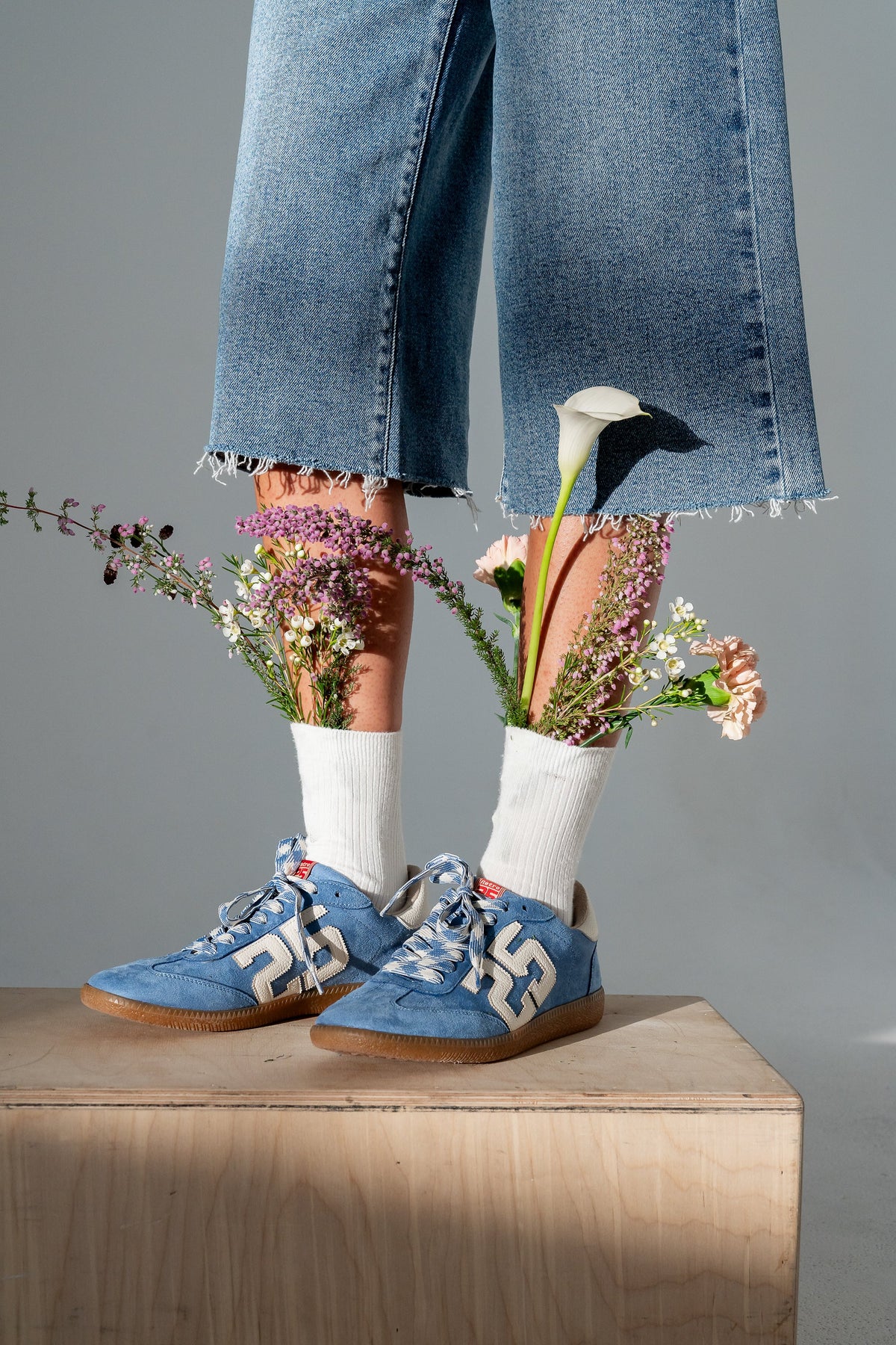 Kelly Retro Sneakers in Blue - FINAL SALE