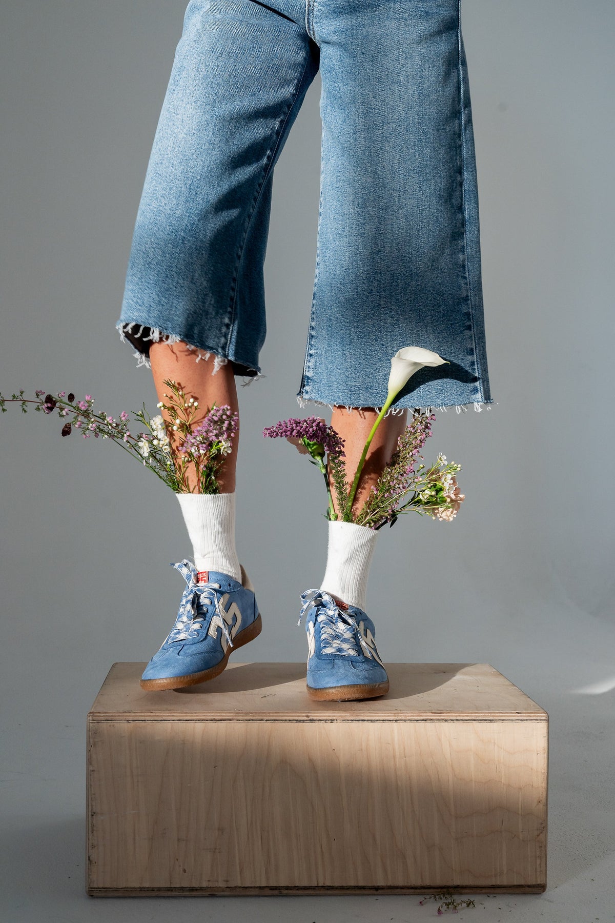 Kelly Retro Sneakers in Blue - FINAL SALE