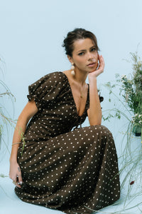 Julianna Polka Dot Maxi Dress - FINAL SALE