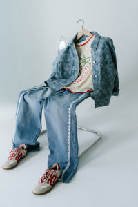 Lainey Floral Denim Jacket - FINAL SALE