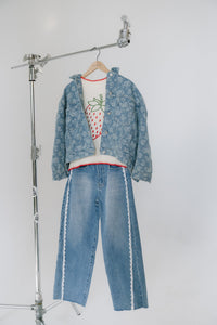Lainey Floral Denim Jacket - FINAL SALE