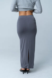 Ariany Maxi Skirt in Charcoal - FINAL SALE