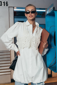 Rylan Button Up Mini Dress - FINAL SALE