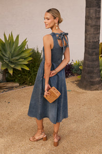 Christy Denim Midi Dress
