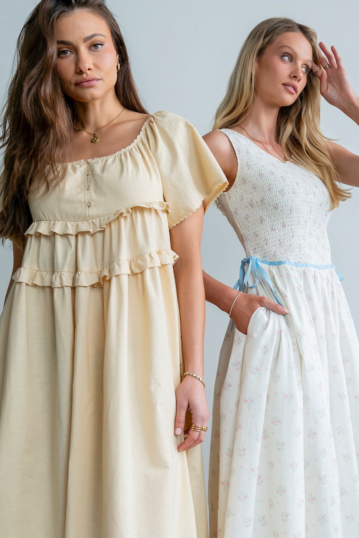 Kennedy Ruffle Maxi Dress - FINAL SALE