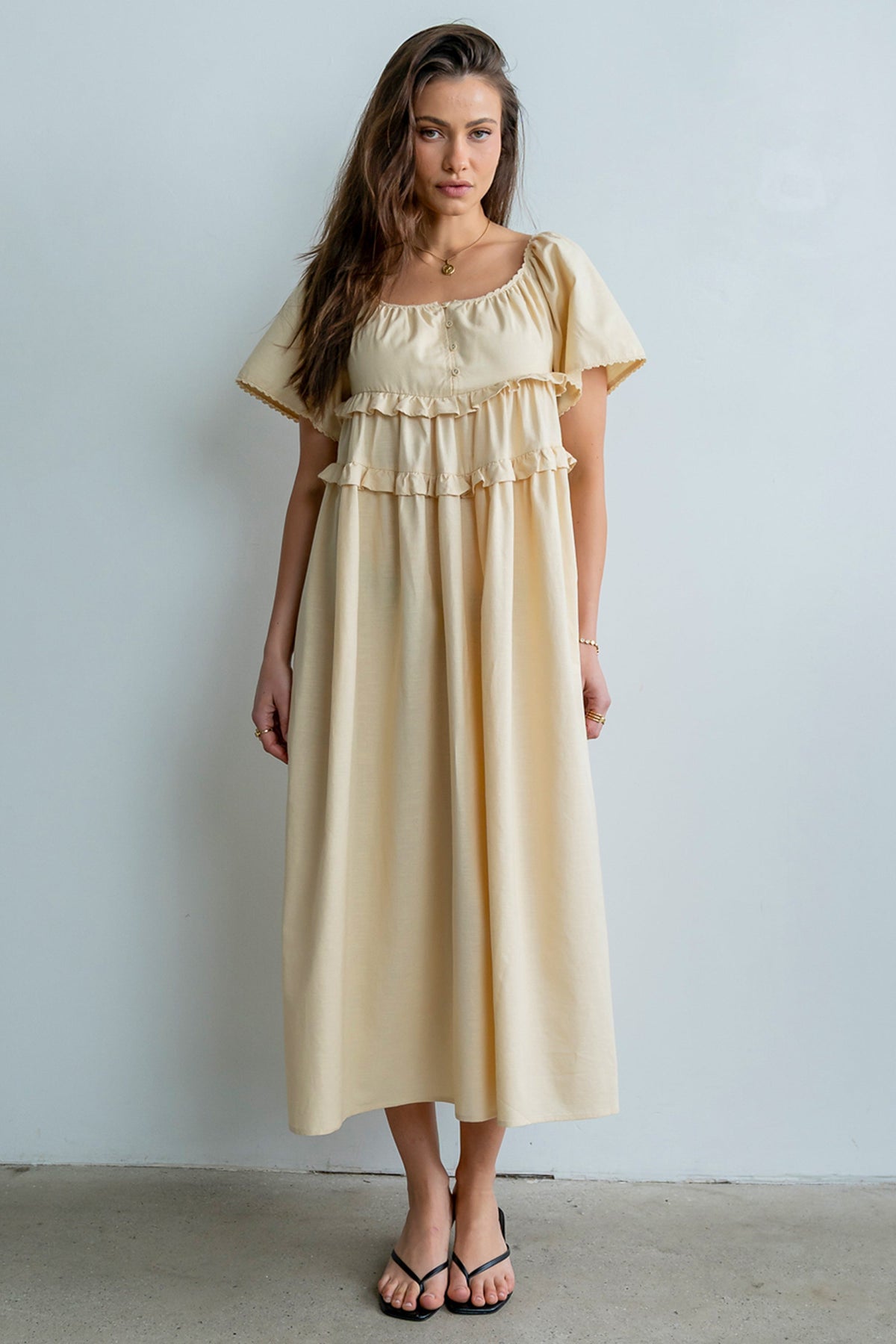 Kennedy Ruffle Maxi Dress - FINAL SALE