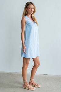 Luka Mini Dress in Blue - FINAL SALE