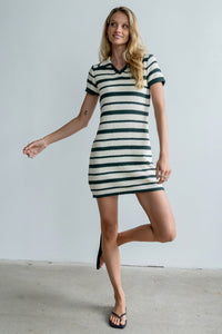 Marcy Striped Knit Mini Dress - FINAL SALE
