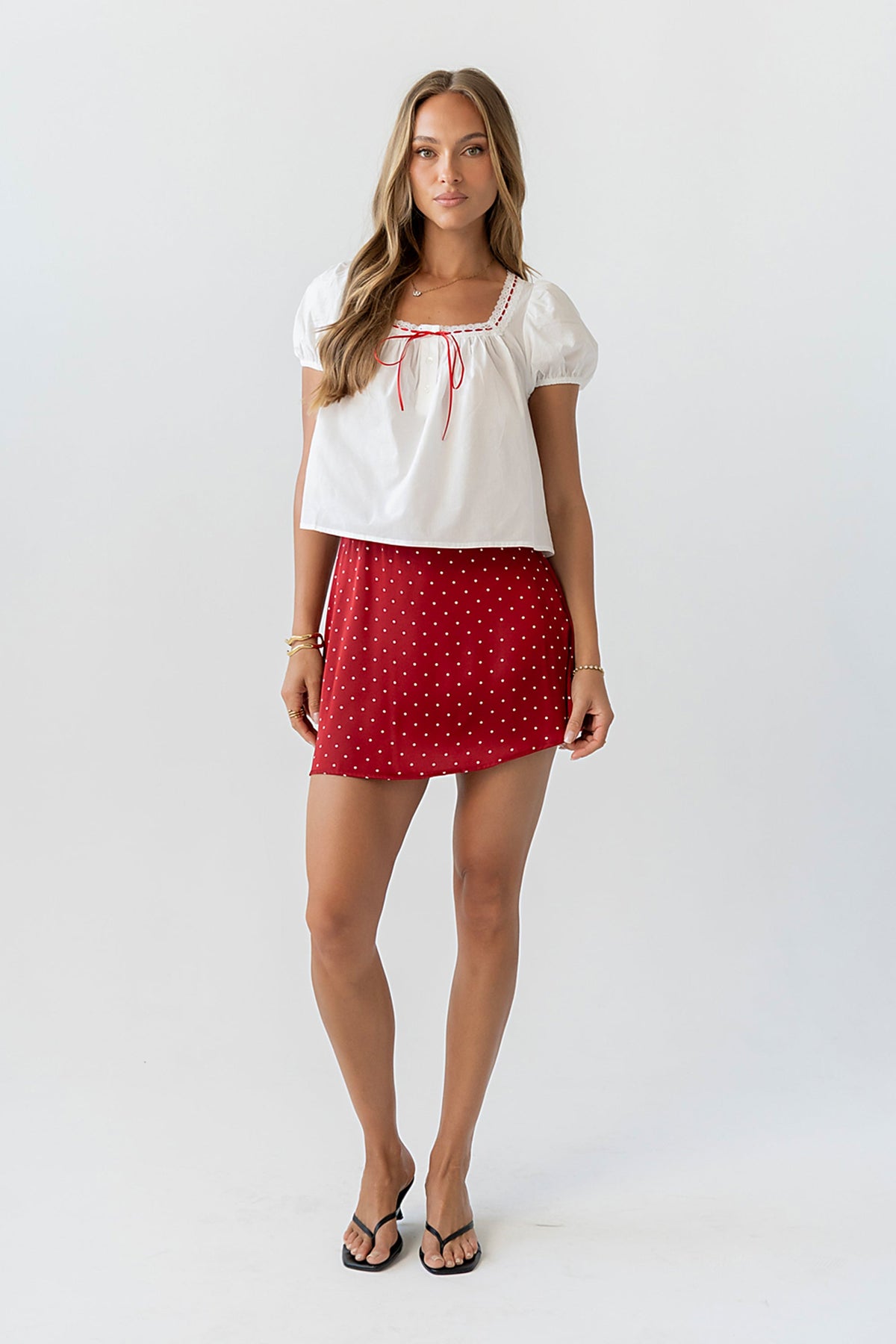 Joanna Polka Dot Mini Skirt - FINAL SALE